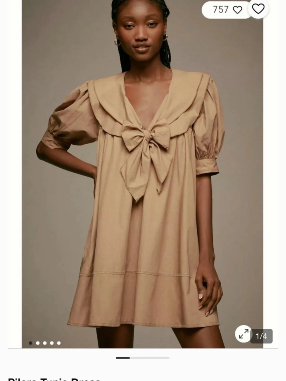 Pilcro babydoll dress, small